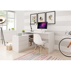 ADA - Bureau de 120 cm 5 tiroirs