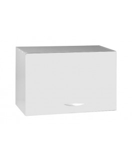 Meuble capot 1 porte 60cm blanc