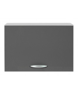 Meuble capot 1 porte 60cm gris