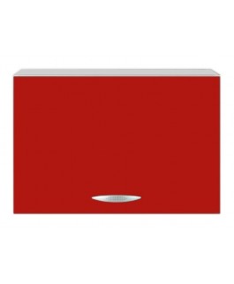 Meuble capot 1 porte 60cm rouge