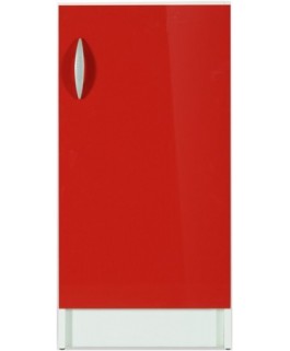 Meuble bas 1 porte 40cm OXANE rouge