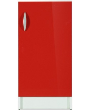 Meuble bas 1 porte 40cm OXANE rouge Meuble bas 1 porte 40cm OXANE rouge