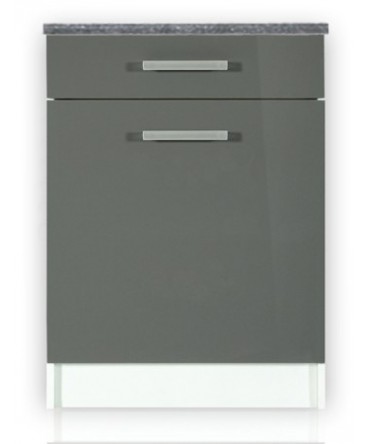 Élément bas 1 porte 1 tiroir 60cm Élément bas 1 porte 1 tiroir 60cm