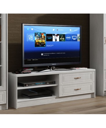 Meuble télé DINA blanc pas cher Meuble télé DINA blanc pas cher