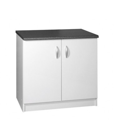 Meuble cuisine bas 2 portes 90cm OXANE