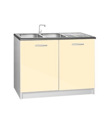 Élément sous-évier 2 portes 120cm Élément sous-évier 2 portes 120cm