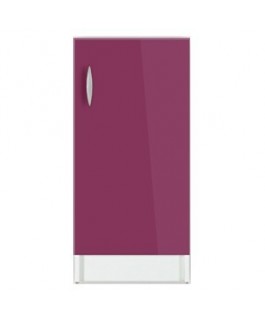 Meuble bas 1 porte 40cm OXANE aubergine