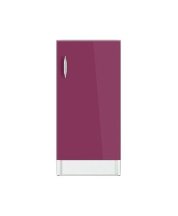 Meuble bas 1 porte 40cm OXANE aubergine