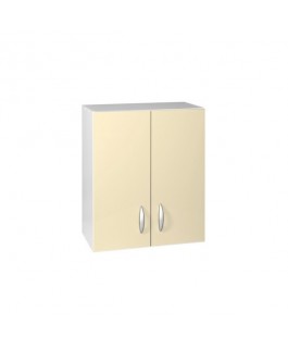 Meuble haut 2 portes 60cm OXANE crème