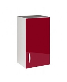 Meuble cuisine haut 1 porte 40cm OXANE bordeaux