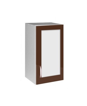 Élément haut 1 porte vitrine 40cm Élément haut 1 porte vitrine 40cm