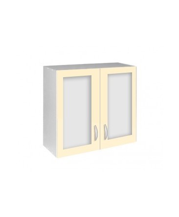 Élément haut 2 portes vitrines 80cm Élément haut 2 portes vitrines 80cm