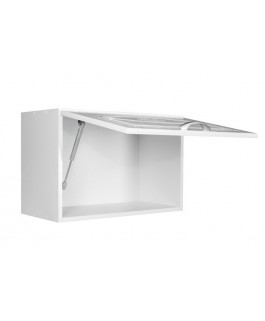 Meuble capot 1 porte 60cm blanc