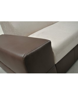 Canapé d'angle convertible CAPRI + pouf