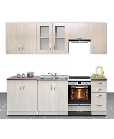 Cuisine équipée de 2m60 OCÉLIA Cuisine équipée de 2m60 OCÉLIA
