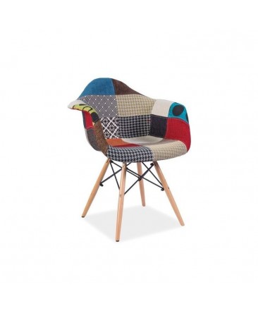 Chaise scandinave patchwork DONI inspiration Eames Chaise scandinave patchwork DONI inspiration Eames