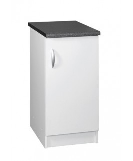 Meuble bas 1 porte 40cm OXANE blanc