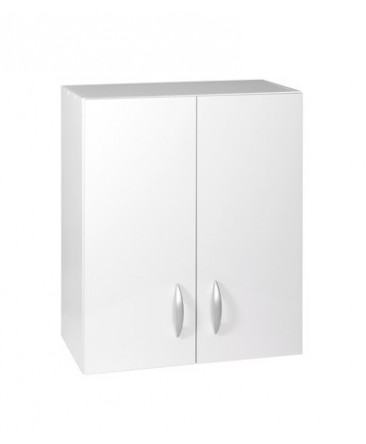 Meuble haut 2 portes 60cm OXANE blanc