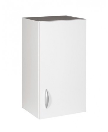 Meuble cuisine haut 1 porte 40cm OXANE blanc