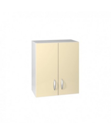 Meuble haut 2 portes 80cm OXANE crème Meuble haut 2 portes 80cm OXANE crème