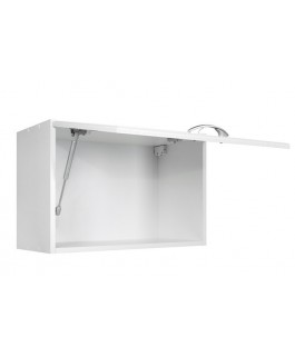 Meuble capot 1 porte 60cm blanc