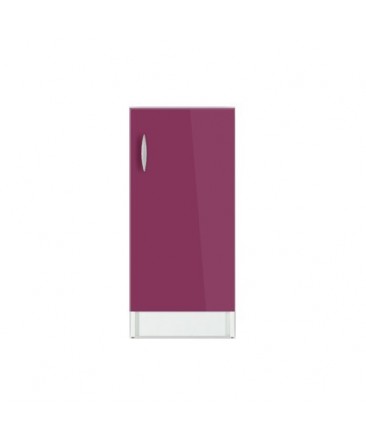 Meuble cuisine bas 1 porte 60cm OXANE aubergine