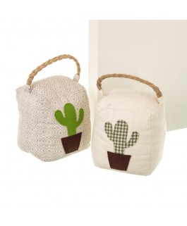 accessoire de décoration cactus en tissu et sable