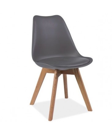 Chaise eames gris scandinave Chaise eames gris scandinave