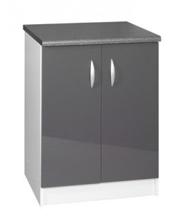 Élément bas 2 portes 60cm OXANE - gris