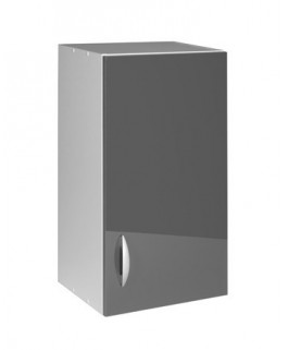 Meuble cuisine haut 1 porte 40cm OXANE gris