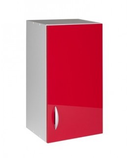 Meuble cuisine haut 1 porte 40cm OXANE rouge