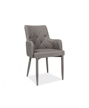 chaise matelassée gris ricardo chaise matelassée gris ricardo