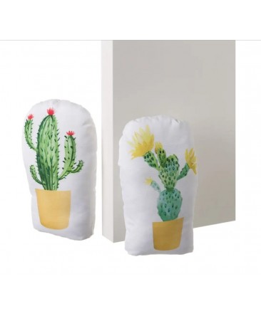 butoirs de porte cactus en tissu et sable butoirs de porte cactus en tissu et sable