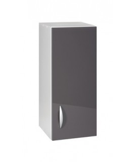 Meuble cuisine haut 1 porte 30cm OXANE gris