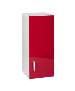 Meuble cuisine haut 1 porte 30cm OXANE rouge