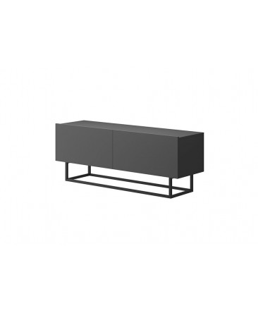 meuble TV anthracite moderne style contemporain avec rangements enjoy meuble TV anthracite moderne style contemporain avec rangements enjoy