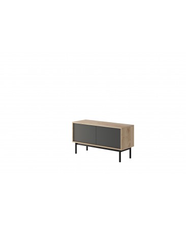 meuble tv industriel 104 cm bois anthracite basil meuble tv industriel 104 cm bois anthracite basil