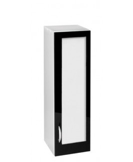 Élément haut 1 porte vitrine 120 x 40cm