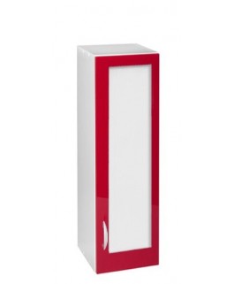 Élément haut 1 porte vitrine 120 x 40cm