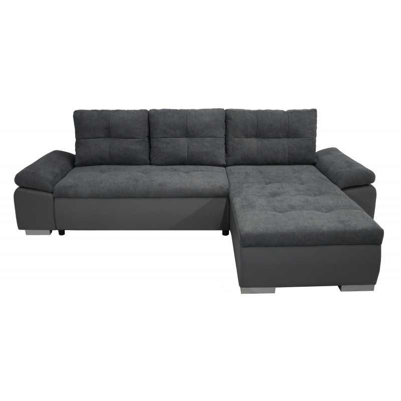 canapé angle convertible gris 4 personnes juck canapé angle convertible gris 4 personnes juck