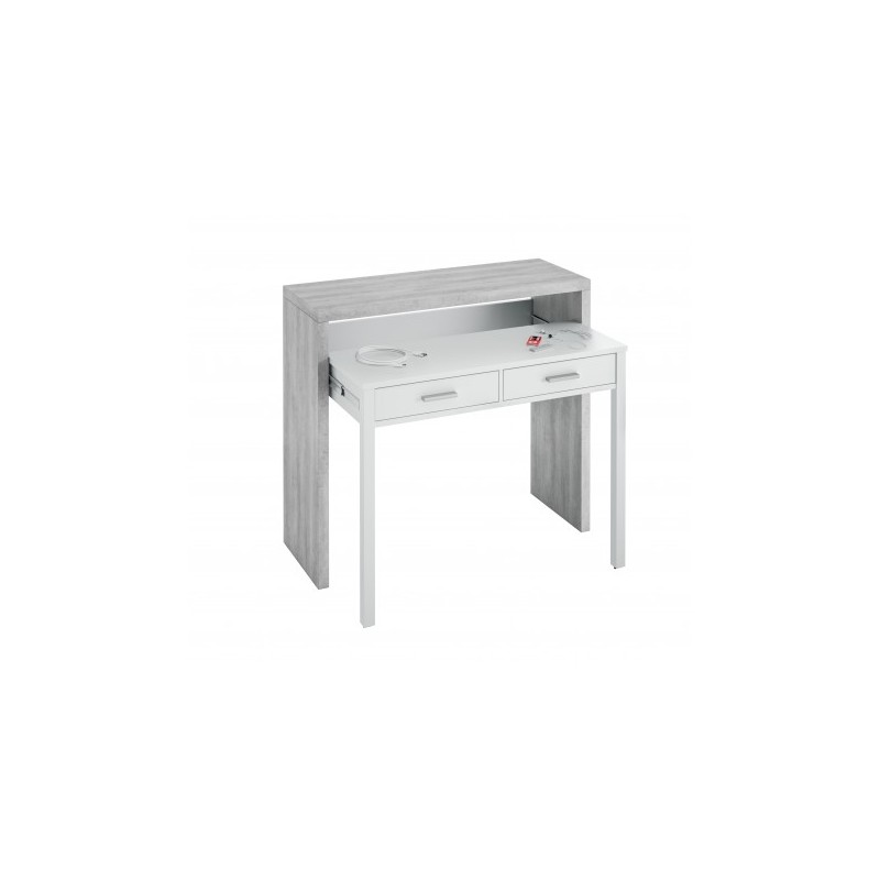 console extensible design système de rail et de roulettes LINA console extensible design système de rail et de roulettes LINA