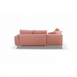 canapé d'angle convertible corail 3 places fabriqué en europe stormi