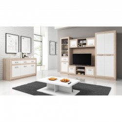 ensemble meubles télé de salon avec rangements egina