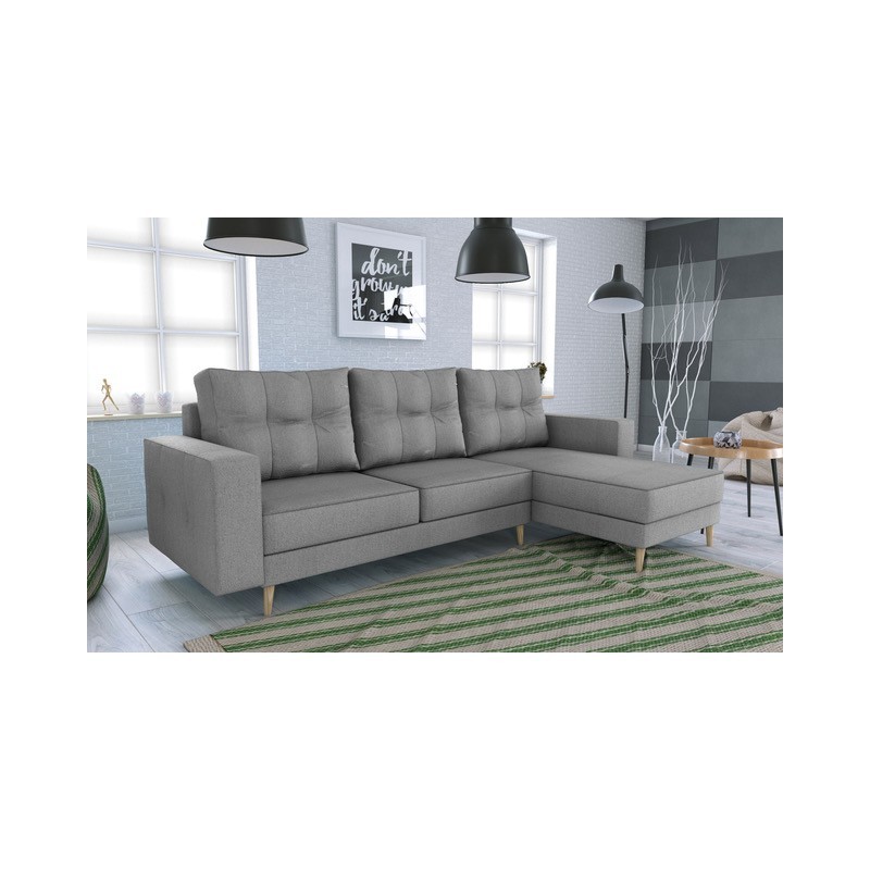 canapé-lit scandinave réversible 4 places au design scandinave différents coloris holia