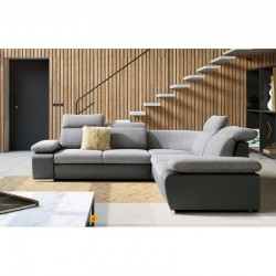 canapé d'angle confortable et design 4 places odessa mini